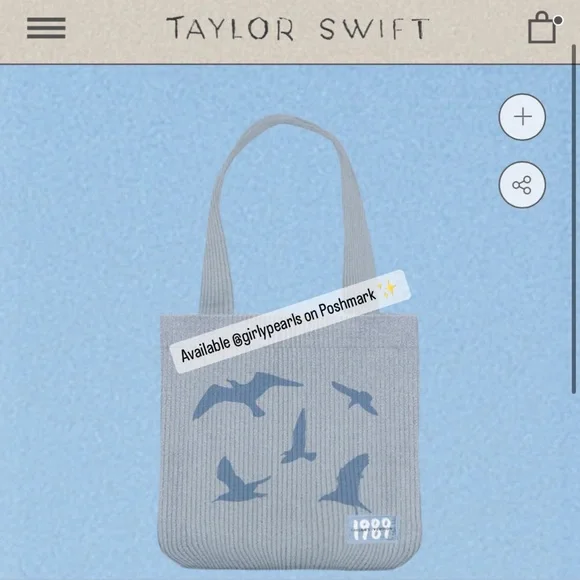 1989 (Taylor's Version) Corduroy Tote Bag Taylor Swift Tote Bag Official Merch - Picture 7 of 7